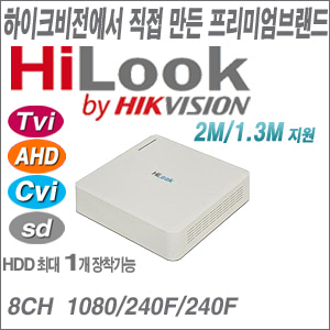 [8CH 올인원 DVR 1080L] DVR-108G-F1 [AHD Tvi Cvi 초소형 + 2IP]
